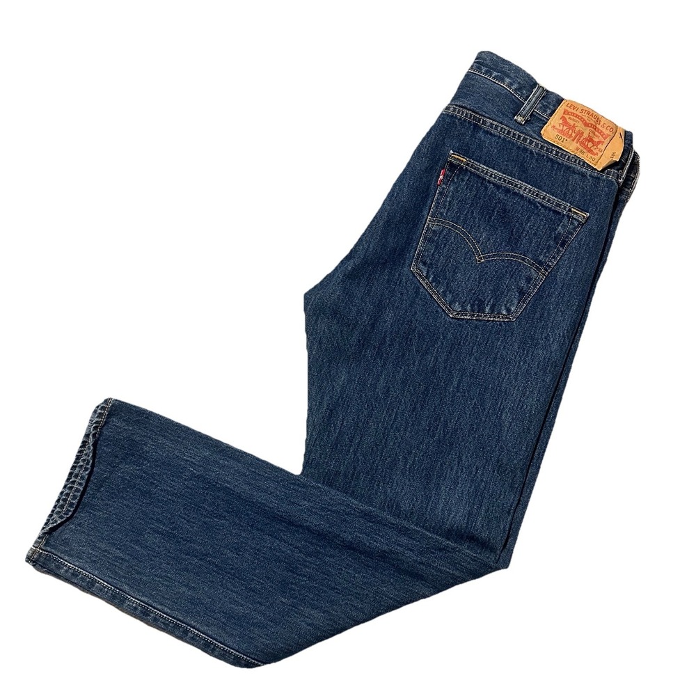 Levi's 501 Jeans Mens Size 38x30 Straight Leg Regular Fit Button Fly EUC